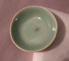 Antique Chinese Qing Celadon Glaze Porcelain Dishes Maker s   Owner s Mark Three