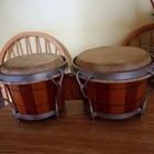 Vintage Wood Bongos     8 5    7 5    Latin Percussion Drums