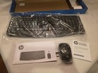 Hp Classic Desktop Wireless Keyboard And Mouse Combo Usb Receiver New Open Box