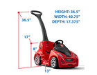 Step2 Push Around Buggy Gt Red Toddler Ride On Car Parent Handle Kids Toy