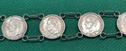 7 5    Venezuela  835 Silver Centimos 8 Coin Link Bracelet