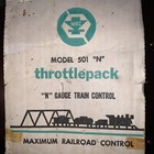Vintage - Throttlepack Model 501 - Ho - Train Railroad - Control