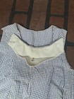 Vintage 1950s Blue White Toddler Dress