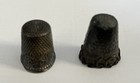 Two Antique Sterling Silver Thimbles  x2 