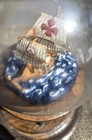 Signed Ship In Bottle   Known Artist   Light Bulb   Folk Art     Ex  Condition