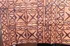 Vtg Tapa Bark Cloth Tonga Samoa Hawaiian Tiki Folk Art Fiji Polynesian 67 x63 