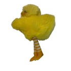 Vintage Pencil Hugger Clip-on Finger Duck Plush Stethoscope Grabber Toy Yellow