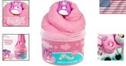 Ready-made Fluffy Pink Scented Slime With Glitter - Engaging 8 Oz Sensory Toy