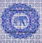 4 Pcs Elephant Mandala Indian Queen Size Donna Duvet Quilt Cover Set Bedding
