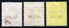 Virgin Islands King George V 1916-19 War Stamp Set Sg 78  78c   79 Mint