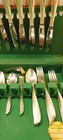 Vtg 52 Piece Oneida 1881 W Rogers Cutlery flatware Lilac Tmes Pattern With Case