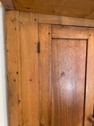 Antique Tennessee Walnut 1780s  Corner Cupboard Raised Panel Blind Door