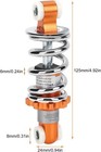 Motorcycle Shock Absorber 125mm 4 92  400lb Suspension Spring Damper New Single