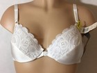 Vtg Vanity Fair Lace Piquant Bra 36c Underwire Front Close Lightly Lined 75263