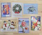Lot 24 Vintage Christmas Greeting Cards Assorted Holiday Unused Bulk W Envelopes