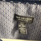 Van Heusen Never Tuck Men s Dress Shirt Blue Geometric 20-20 5 32 33 3xlt