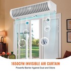48  Commercial Indoor Air Curtain Super Power 2 Speeds 1650cfm  Wall Mounted Air