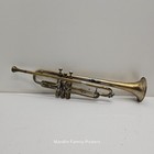Vintage Trumpet 08776 Engraved Bell W  Case   7c Mouthpiece For Parts Repair