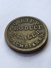 1864 Columbiana Ohio Civil War Token G Kipp Produce Dealer