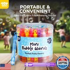 Toy Life 80 Pcs Neon Bubbles Party Favors For Kids  Mini Star Bubble Wand Bul