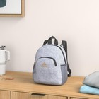 Adidas Linear Travel Bag Small Men Womens Mini Backpack  Jersey Grey onix Gre   