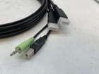 Belkin Kvm - Switch Cable- Usb Type-a To Type-b And 3 5mm - With Free S h