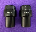 Pair Zeiss Pl 10x 25 444034 High Eyepoint Widefield Microscope Eyepieces 30mm