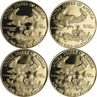 1 Oz Proof American Gold Eagle Coin  random Year  Capsules Only 