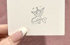 Custom Ooak Pokemon Vaporeon Eeveelution Anime Manga Rubber Stamp   