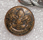 X3 Vintage Boy Scout Uniform Buttons     Eisner Co 1914-1932 Loop Shank 1 2 