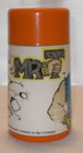 Vintage 1983 Aladdin Mr  T Thermos With Cap And Spout Orange