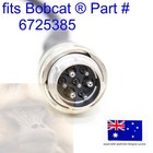 Fits Bobcat 7 Pin Attachment Harness Connector Acd Input 6725385 Snowblower