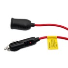 12v Cigarette Lighter Extension Cord Cable 12 Ft Heavy Duty Dc Power Socket Plug