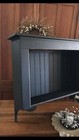 Primitive Shelf Black Colonial Rustic Farmhouse Decorative Wood Handmade Wall