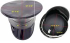 Neon Women Men Shiny Laser Patent Leather Hat Police Cos Captain Cap Clubwear