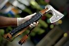 Viking Handmade High Carbon Steel Tomahawk   Hatchet  Axe   Integral   Engraved