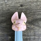 Vintage Pez No Feet Fat Ear Pink Bunny Blue Stem Made In Austria 2 620 061