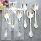 Christofle Marly 6pcs Silverplate Flatware Consomme Spoon Excellent