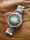 Seiko Authentic 5 Actus Vintage Automatic Men s Watch 6106 8670 37mm Green Dial