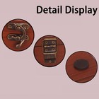 Solid Wood Display Storage Box Case  for Coin Slab Holder 6 Certified Pcgs Ngc