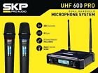 Skp Audio Uhf-600 Pro Digital Wireless Vocal - Dual Handheld Microphone System