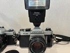 Vintage Film Camera And Lens Lot Pentax K1000 Minolta Xg7 Untested 