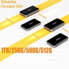 Idsonix 256 500 512gb 1tb Extreme Portable Ssd External Solid State Drive For Pc