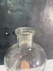 Vtg Antique 9  Glass Medical Laboratory Pyrex Apothecary Bottle Jar No Stopper