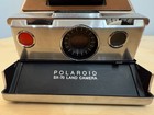 Vtg Polaroid Sx-70 Land Camera Mid-century Design W  Original Bag  Film  Flash