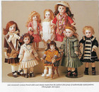 Antique French Fashion Lady Child Boy Girl Doll 1865-1925  Pattern Book Ackerman