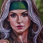 Victor Garduno Original Cover Art For His Comic Artbook Vol  3 Rogue X-men