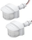 Edishine 2 Pack 240 Degree Replacement Motion Sensor Dusk To Dawn Detection