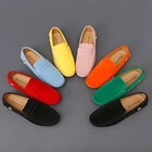 Men s Loafers Genuine Leather Shoes Driving Fashion Cow Suede Loafers Sneakers