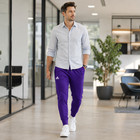 Adidas Team Issue Purple Tapered Training Pants Unisex Athletic Joggers M-3xl
